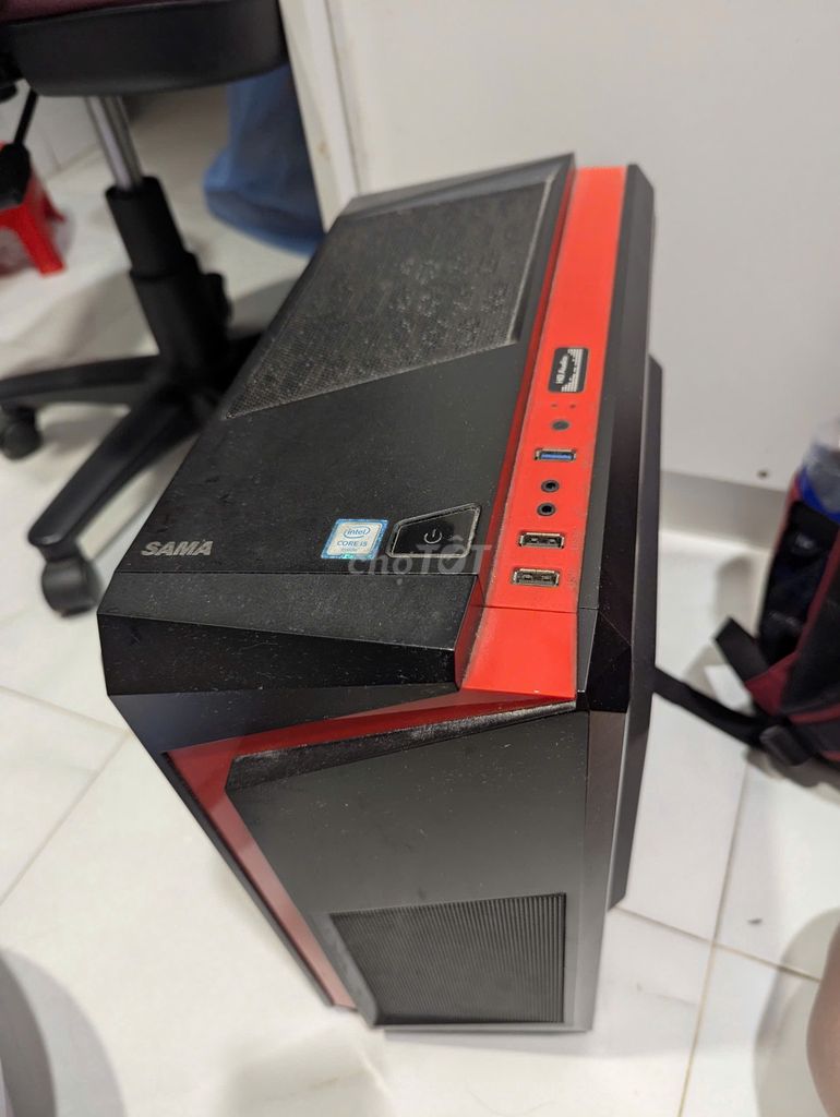 Vỏ case máy tính SAMA  Esport-2 Đen đỏ. Mua bán Linh kiện (RAM, Card...) tại Thành phố Thủ Đức Tp Hồ Chí Minh được đăng bởi Trần Tâm hình 1