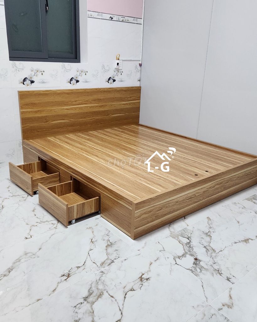 GIƯỜNG GỖ MDF((GIƯỜNG GỖ%%GIƯỜNG GỖ MDF))GIƯỜNG GỖ. Mua bán Giường, chăn ga gối nệm tại Thị xã Tân Uyên Bình Dương được đăng bởi Lâm Gia Home hình 1