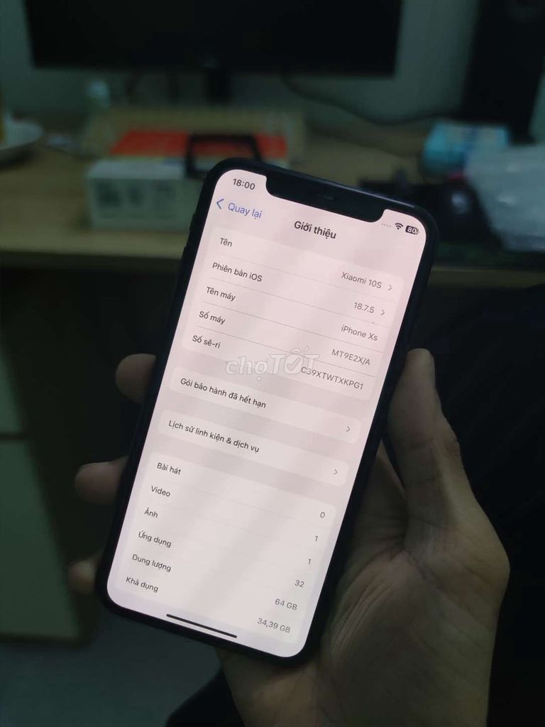 Apple iPhone XS 64GB Quốc tế. Mua bán Điện thoại tại Thành phố Thuận An Bình Dương được đăng bởi Nghĩa hình 1