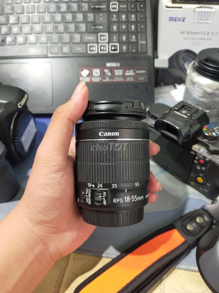 lens kit canon 18-55 stm. Mua bán Máy ảnh, Máy quay tại Thành phố Dĩ An Bình Dương được đăng bởi Trần hình 1