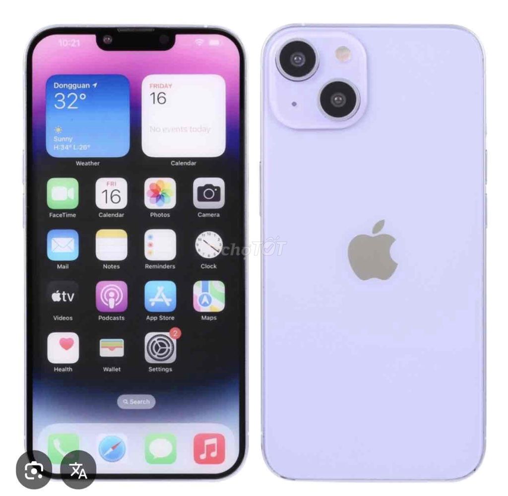 Apple iPhone 14 Plus 128GB Tím. Mua bán Điện thoại tại Thành phố Nam Định Nam Định được đăng bởi Smile hình 1