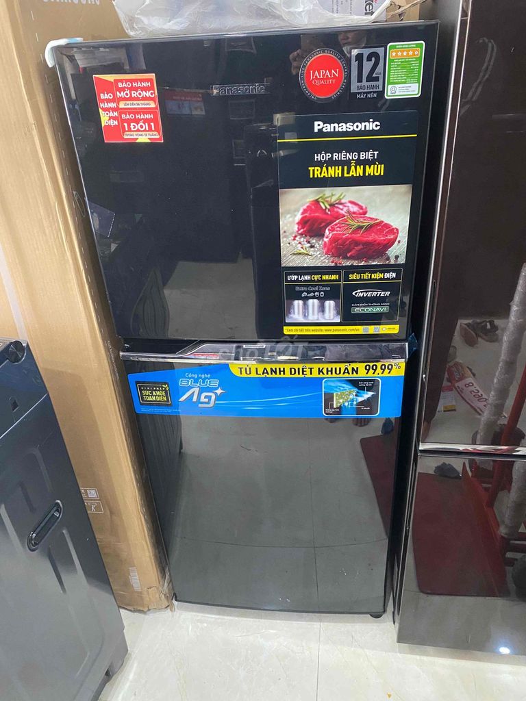 Tủ lạnh Panasonic 234L Đen. Mua bán Tủ lạnh tại Quận Cẩm Lệ Đà Nẵng được đăng bởi KIỀU QUANG ĐẠT hình 1