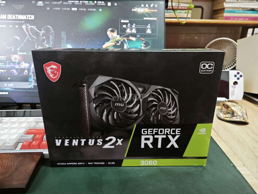Card màn hình MSI RTX 3060 Ventus 2x OC. Mua bán Linh kiện (RAM, Card...) tại Huyện Bến Cầu Tây Ninh được đăng bởi Định Ngộ hình 1