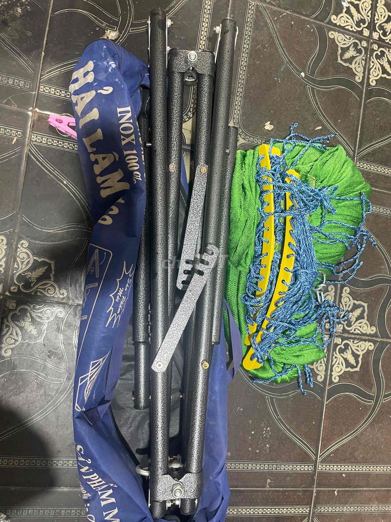 Võng xếp Ban Mai Inox Xanh lá. Mua bán Giường, chăn ga gối nệm tại Huyện Hóc Môn Tp Hồ Chí Minh được đăng bởi Lưu Ngọc Thảo hình 1