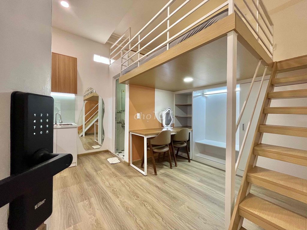 KHAI TRƯƠNG CĂN HỘ DUPLEX CỬA SỔ THOÁNG - FULL NT NGAY CV LÊ THỊ RIÊNG