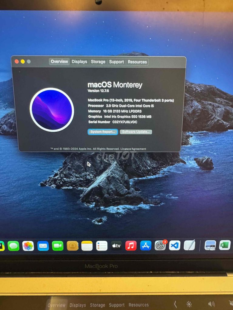 Apple MacBook Pro i5 13 inch 16GB 2019. Mua bán Laptop tại Quận Tây Hồ Hà Nội được đăng bởi Sushil Sarnaik hình 1