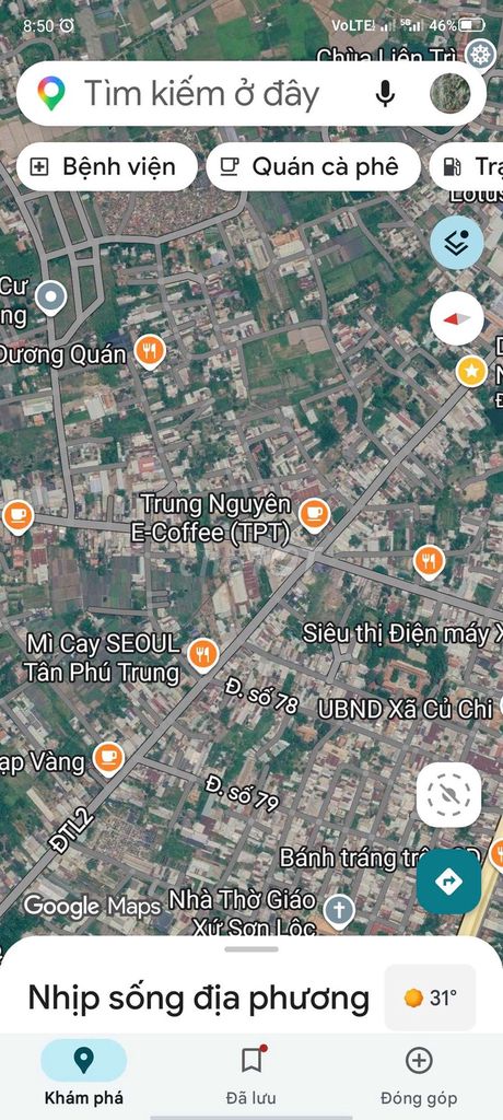 dat thổ cư 110m². củ Chi, đường nhựa lớn 2.5ty congtest