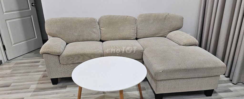 Sofa góc Vải màu Be. Mua bán Bàn ghế tại Quận 7 Tp Hồ Chí Minh được đăng bởi Võ Hường hình 1