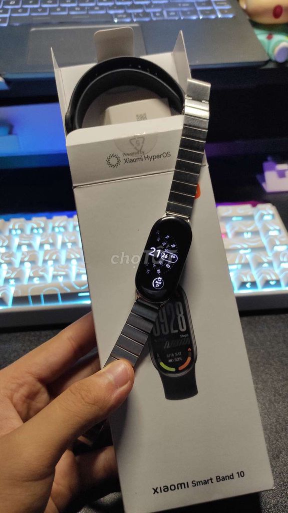 Xiaomi Smart Band 10 Bạc Đã qua sử dụng. Mua bán Thiết bị đeo thông minh tại Huyện Triệu Phong Quảng Trị được đăng bởi tins tins hình 1