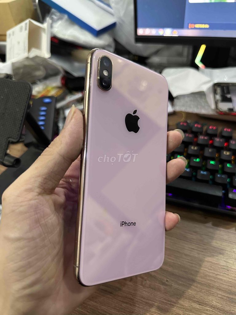 Apple iPhone Xs Max 64GB Hồng 100%. Mua bán Điện thoại tại Quận Thanh Khê Đà Nẵng được đăng bởi Dương khánh alo 04HHT hình 1