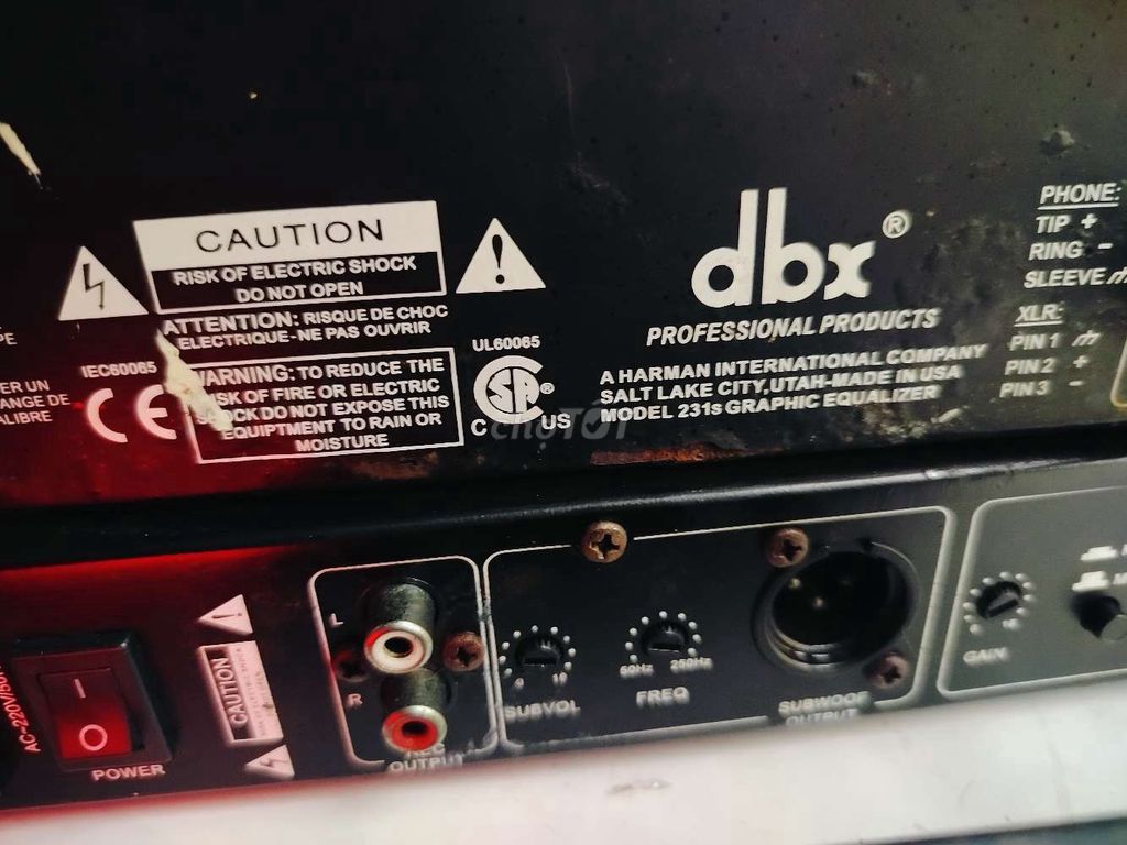 Lọc nhạc DBX 231S. bãi xịn