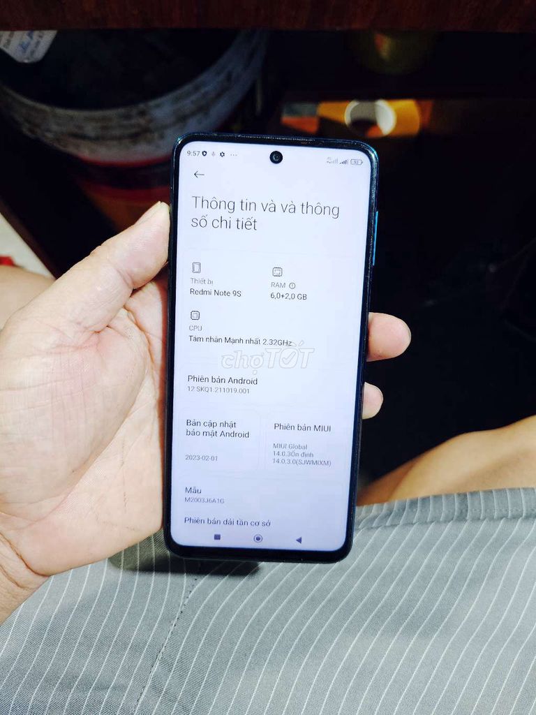 Xiaomi Redmi Note 9S 128GB Xanh. Mua bán Điện thoại tại Quận Nam Từ Liêm Hà Nội được đăng bởi Hoàng Đông hình 1