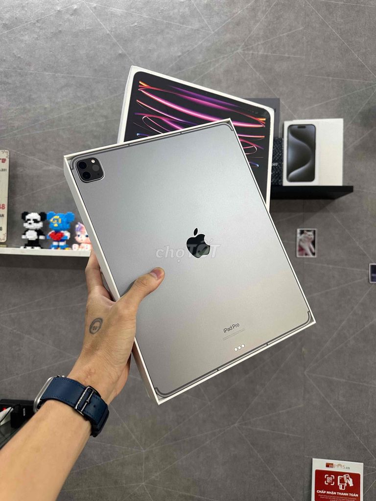 combo ipad pro m2 12.9 128gb 5G kèm phím 99%