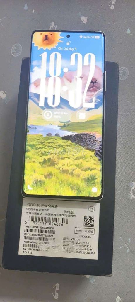 iQOO 10 Pro 512GB Trắng ram 12+12. Mua bán Điện thoại tại Thành phố Thủ Đức Tp Hồ Chí Minh được đăng bởi THANH  hình 1
