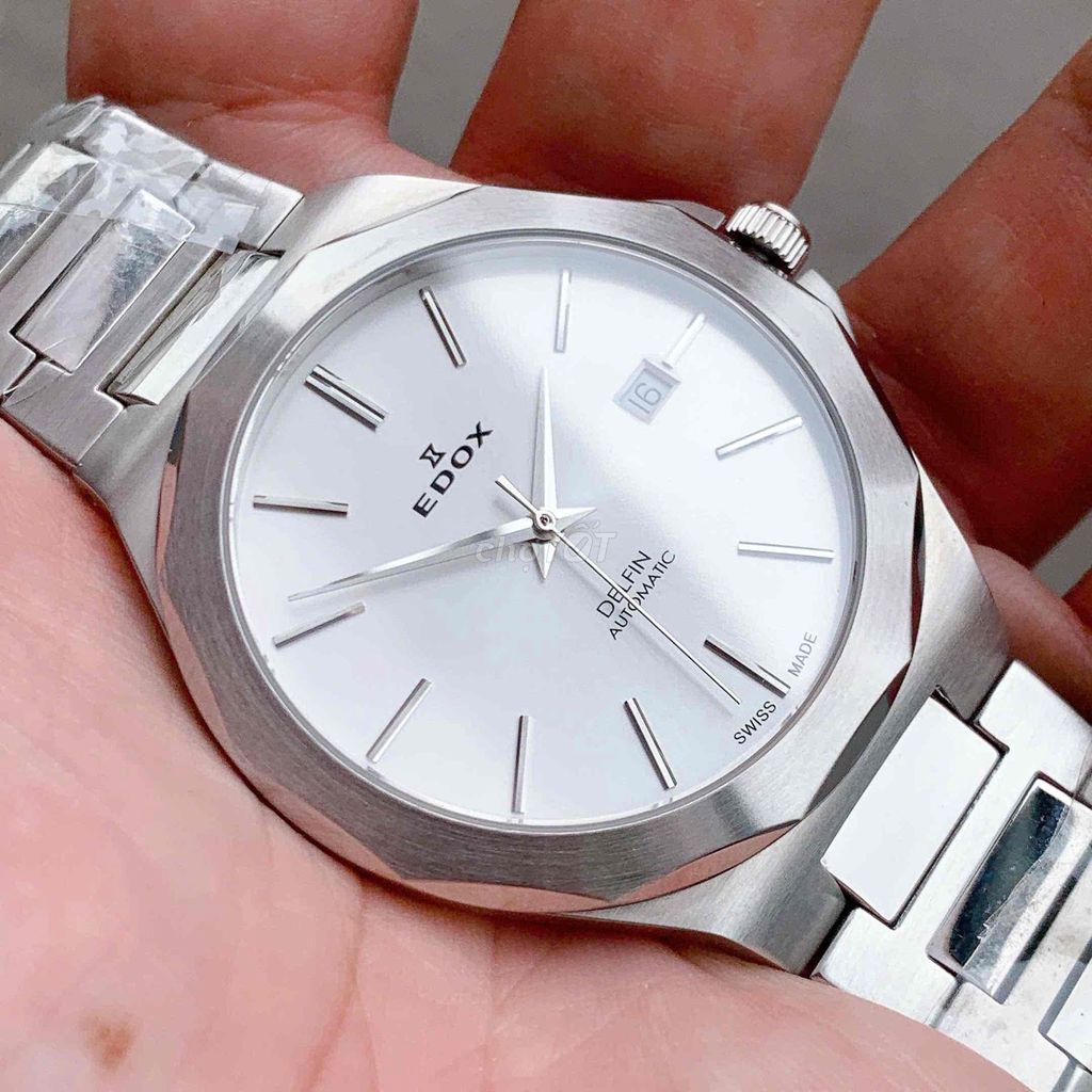 Edox Delfin Automatic 80117 Thép đúc Bạc. Mua bán Đồng hồ tại Quận Hà Đông Hà Nội được đăng bởi Lê Quang Huy hình 1