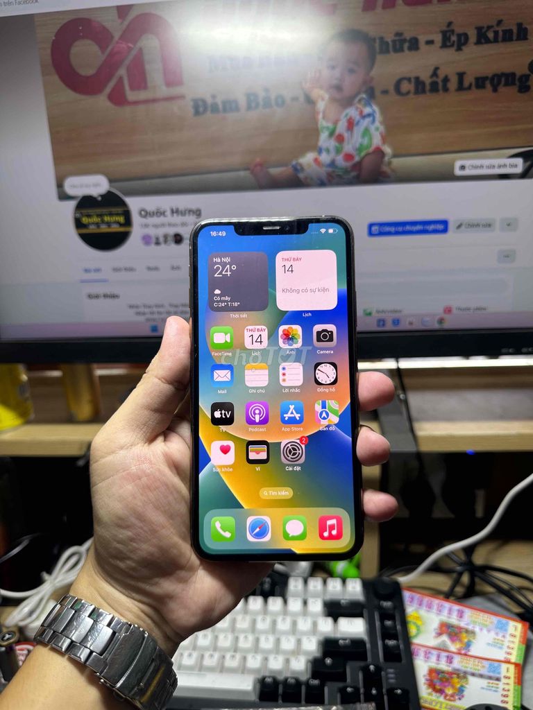 Apple iPhone 11 Pro Max 64GB Vàng. Mua bán Điện thoại tại Quận Cái Răng Cần Thơ được đăng bởi Quốc Hưng hình 1