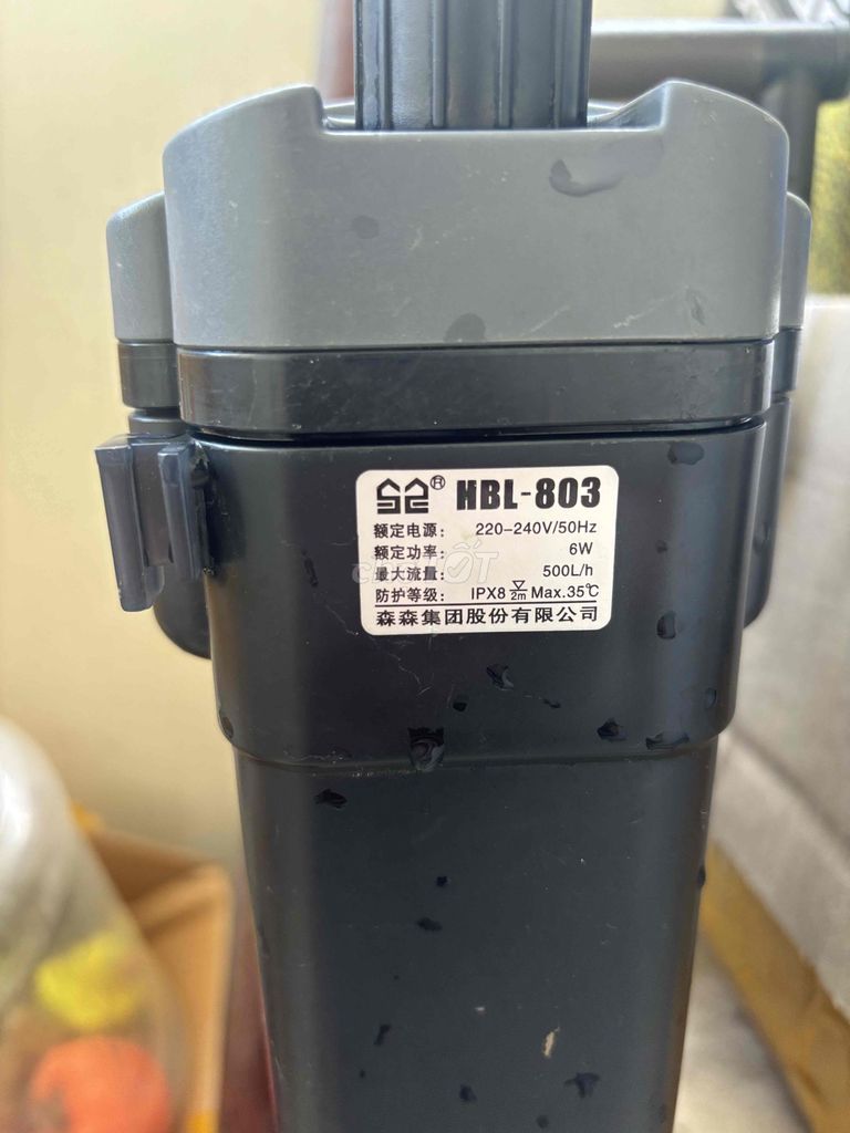 Lọc treo bể cá HBL-803 Đen 6W 500L/h. Mua bán Phụ kiện, Thức ăn, Dịch vụ tại Thành phố Thủ Đức Tp Hồ Chí Minh được đăng bởi TNS hình 1