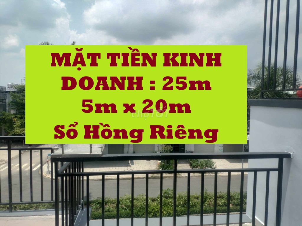 100m2 (5x20m). 🔥3PN🔥🔥 Nhà mặt phố 25m (PHÚC AN CITY)