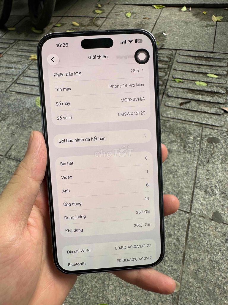 Apple iPhone 14 Pro Max 256GB Tím VN/A. Mua bán Điện thoại tại Quận Bắc Từ Liêm Hà Nội được đăng bởi Nhật Quang hình 1