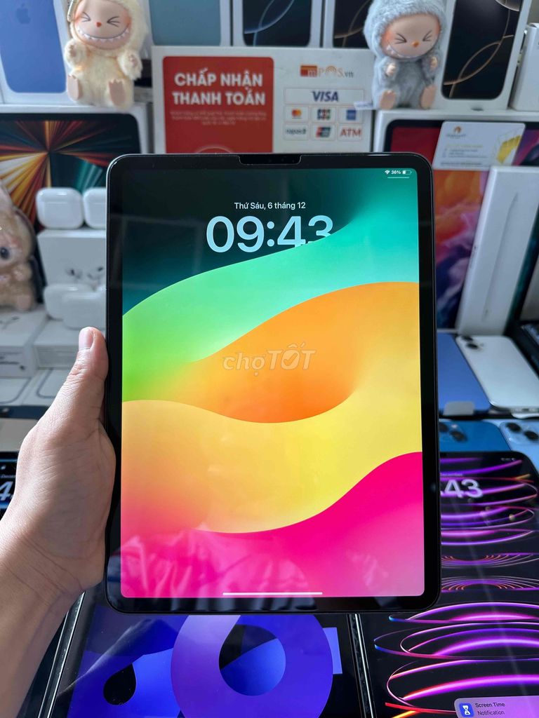 Ipad Pro 11inch 2020 Màu Xám BH 3 tháng Bản QuôcTe