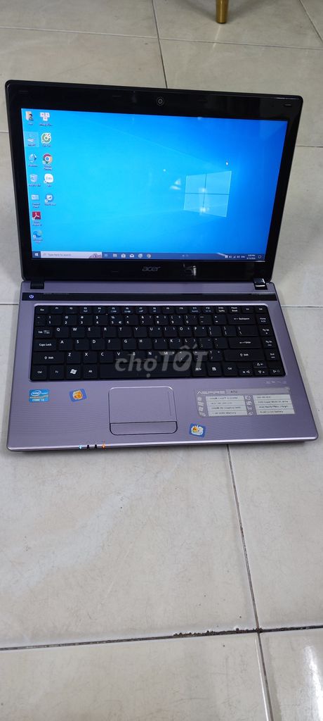 Acer i3 2330M 14 inch 6GB/128GB Like New. Mua bán Laptop tại Quận Bình Tân Tp Hồ Chí Minh được đăng bởi bui kim long hình 1