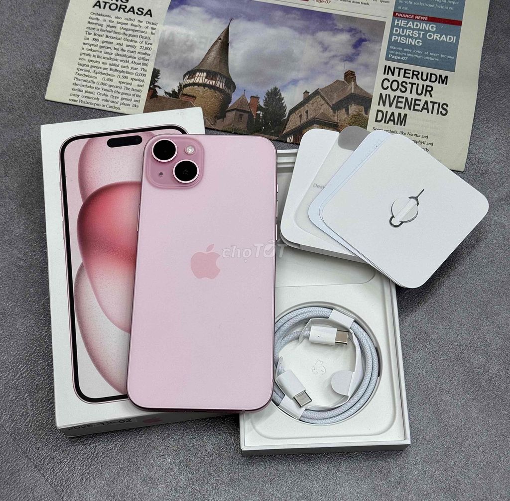 iphone 15plus 128gb pink New Fulbox kích hoạt ONL