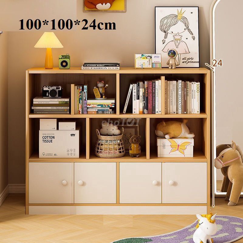 Kệ Sách, Kệ Trưng Bày 100*100*24cm✅569k🚒 Hỏa Tốc