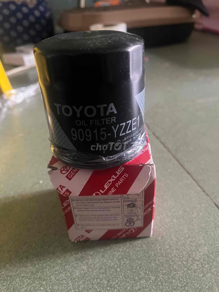 Lọc dầu ô tô Toyota 90915-YZZE1 Đen. Mua bán Phụ tùng xe tại Huyện Hóc Môn Tp Hồ Chí Minh được đăng bởi Q trần hình 1