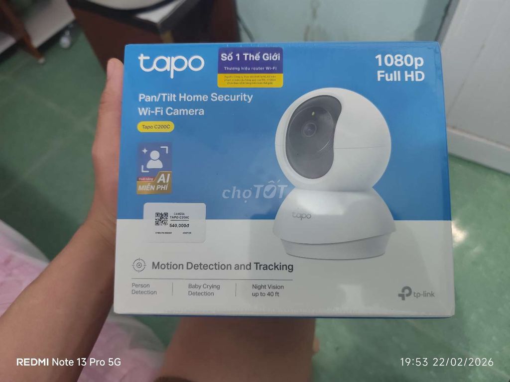 Camera an ninh Tapo C200C. Mua bán Máy ảnh, Máy quay tại Huyện Tam Bình Vĩnh Long được đăng bởi khoa le hình 1