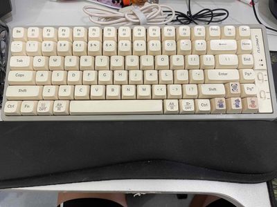 Bàn phím cơ LANGTU GK-85 Trắng kem 85 phím
