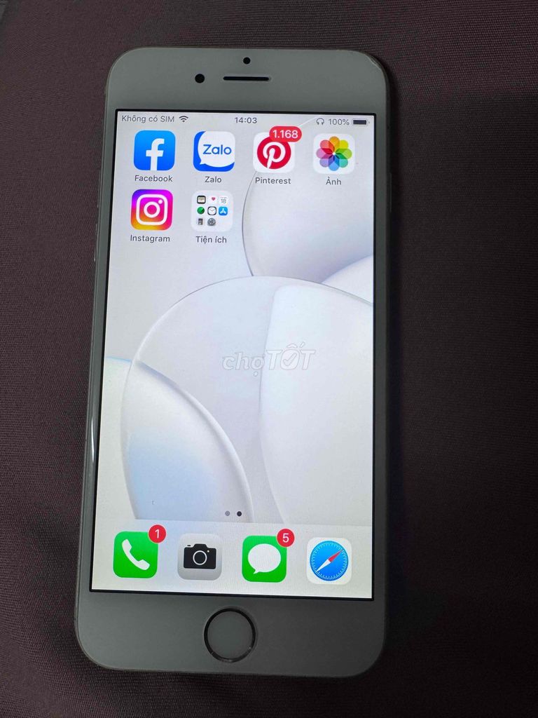 Apple iPhone 6 32GB Bạc. Mua bán Điện thoại tại Quận Bình Thạnh Tp Hồ Chí Minh được đăng bởi Trinh  hình 1