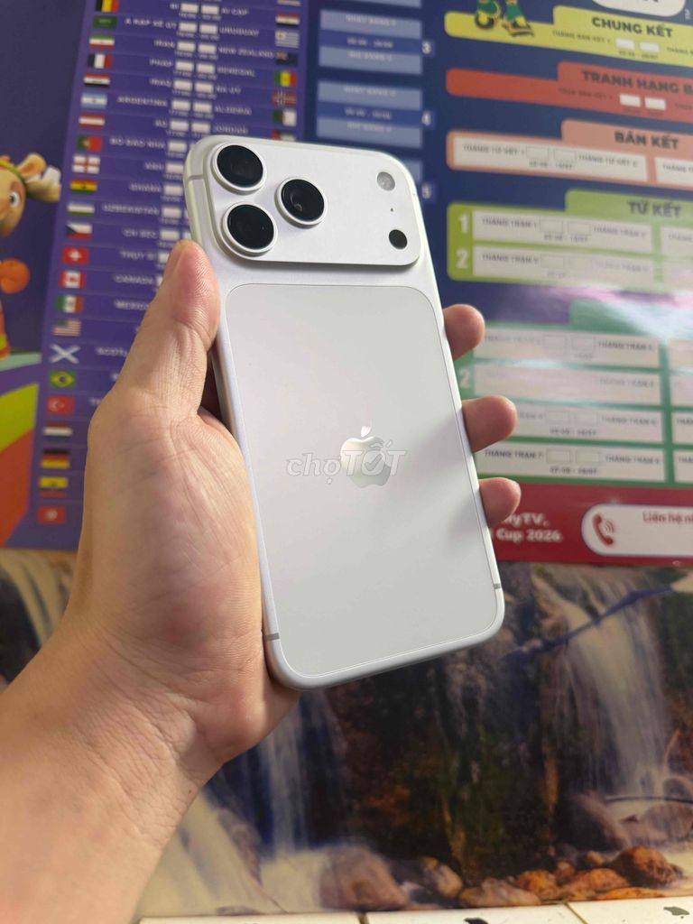 Apple iPhone 17 Pro Max 256GB Trắng Chưa sửa chữa. Mua bán Điện thoại tại Quận 10 Tp Hồ Chí Minh được đăng bởi Nguyễn Văn Giáp hình 1