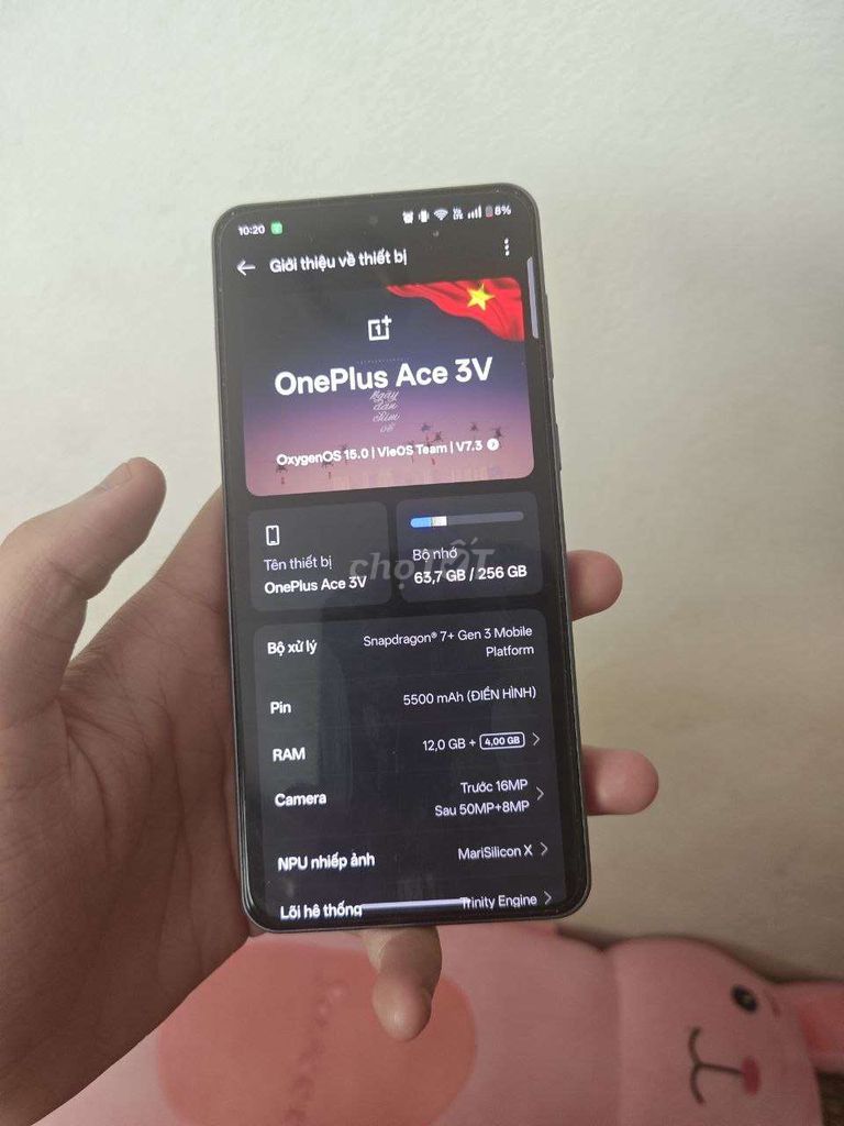 Bán hoặc GL qua Xiaomi OnePlus Ace 3V 12GB/256GB . Mua bán Điện thoại tại Huyện Thạch Thất Hà Nội được đăng bởi Vũ Nam Khánh hình 1