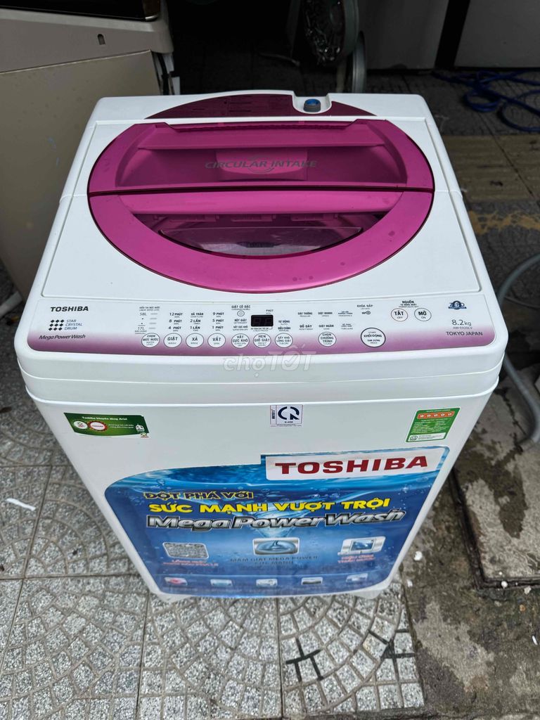 thanh lý máy giặt Toshiba 8.2kg mới 95%