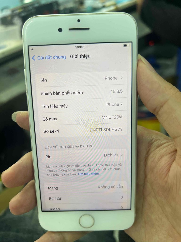 Apple iPhone 7 32GB Trắng. Mua bán Điện thoại tại Quận Thanh Xuân Hà Nội được đăng bởi Tuấn Nguyễn hình 1