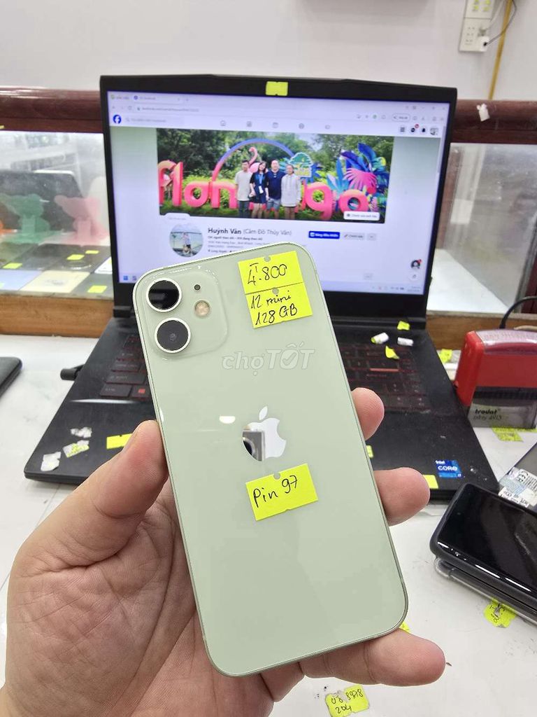 Apple iPhone 12 Mini 128GB - Q.Tế. Mua bán Điện thoại tại Thành phố Long Xuyên An Giang được đăng bởi Facebook Cầm Đồ Thúy Vân hình 1