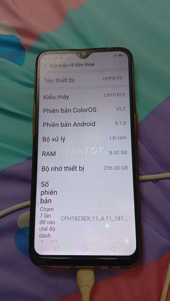 Oppo F9 8GB/256GB Xanh ngọc. Mua bán Điện thoại tại Huyện Cần Giuộc Long An được đăng bởi Duy Thông hình 1