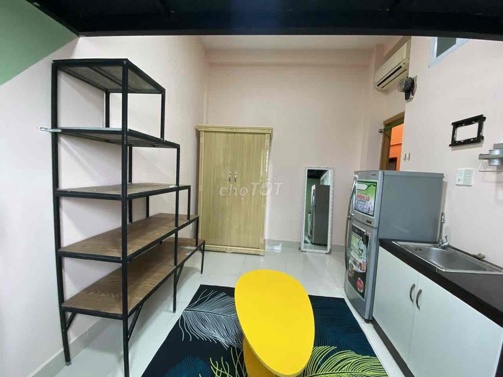 CHO THUÊ CĂN HỘ DUPLEX - FULL NỘI THẤT GẦN NGÃ TƯ HÀNG XANH