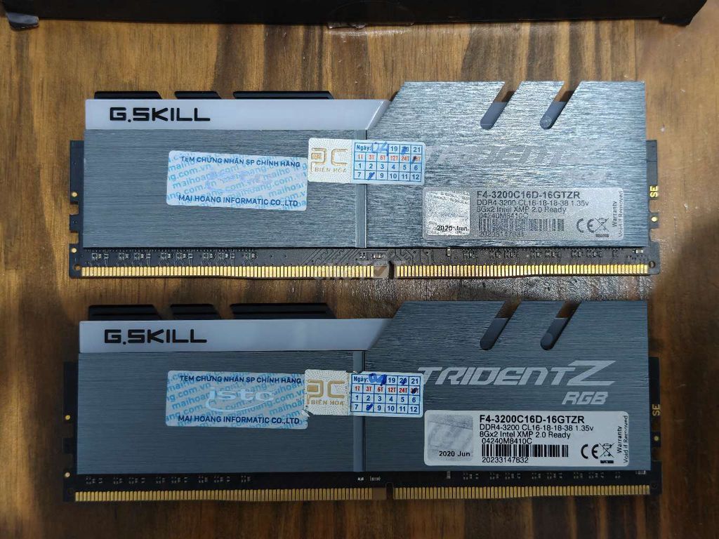 RAM G.SKILL Trident Z RGB DDR4. Mua bán Linh kiện (RAM, Card...) tại Huyện Giồng Trôm Bến Tre được đăng bởi Dương Danh hình 1