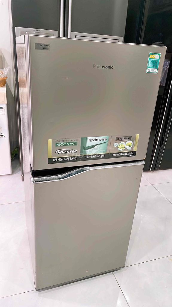 Tủ lạnh Panasonic ECONAVI Xám. Mua bán Tủ lạnh tại Quận Cẩm Lệ Đà Nẵng được đăng bởi cường ng hình 1