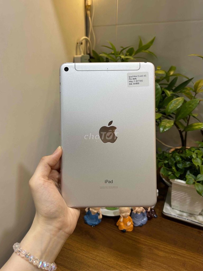 iPad Mini 5 64GB Bạc Zin all đẹp 97%. Mua bán Máy tính bảng tại Huyện Hóc Môn Tp Hồ Chí Minh được đăng bởi SIRI STORE HCM hình 1