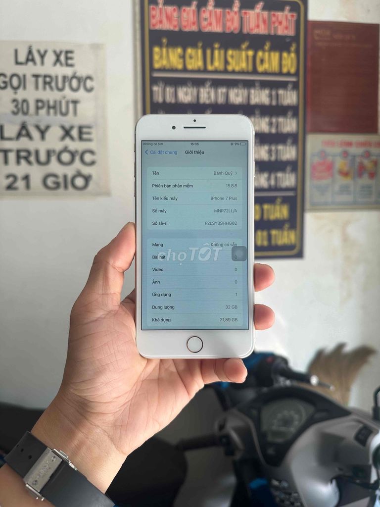 Apple iPhone 7 Plus 32GB Vàng Like New. Mua bán Điện thoại tại Quận Gò Vấp Tp Hồ Chí Minh được đăng bởi HQ1986 Thanh Lý Cầm Đồ hình 1