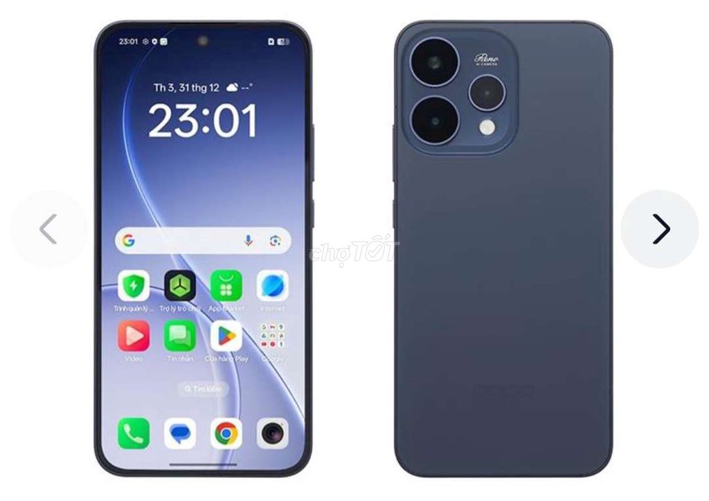 OPPO Reno 15 5G 8-256GB Trắng/Xanh. Mua bán Điện thoại tại Thành phố Phan Thiết Bình Thuận được đăng bởi Linh Dinh hình 1