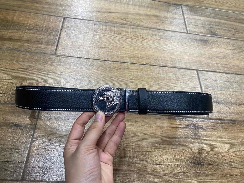 Dây lưng nam da bò Đen bền đẹp. Mua bán Phụ kiện thời trang khác tại Huyện Chương Mỹ Hà Nội được đăng bởi Store Nguyễn Thắng Thời Trang Nam hình 1