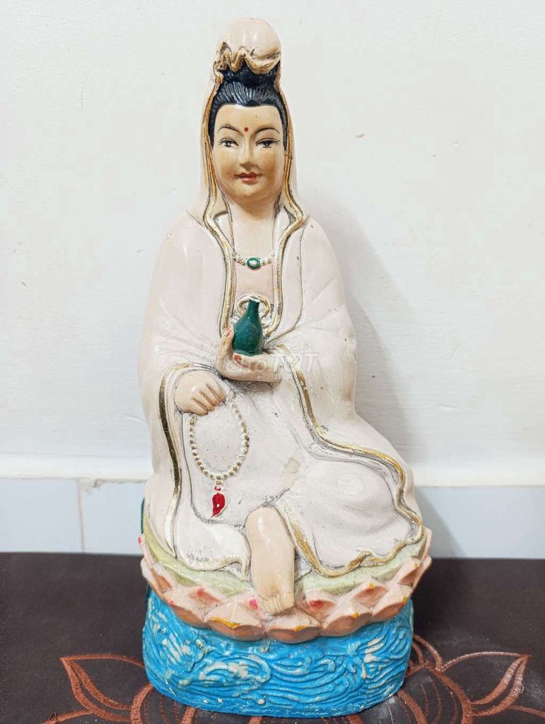 Tượng Quán Âm Tự Tại 33cm mẫu nguyên bản xưa. Mua bán Đồ sưu tầm, đồ cổ tại Huyện Bình Chánh Tp Hồ Chí Minh được đăng bởi Hoa Nam hình 1