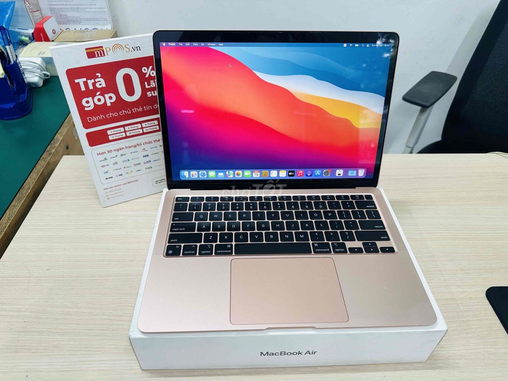 Apple MacBook Air M1 8GB/256GB Vàng hồng. Mua bán Laptop tại Quận 1 Tp Hồ Chí Minh được đăng bởi khanh laptop hình 1