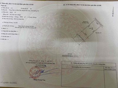 200m2 mặt tiền đường số 2 KQH Vùng Choi,thị trấn Diên Sanh, Quảng Trị. Mua bán đất tại Huyện Hải Lăng Quảng Trị được đăng bởi Nguyễn Đức Phước