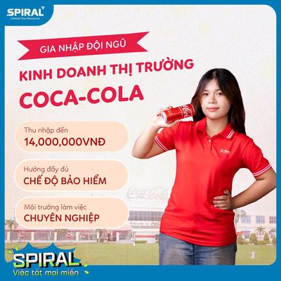 Coca tuyển sale thị trường tại Gio Linh