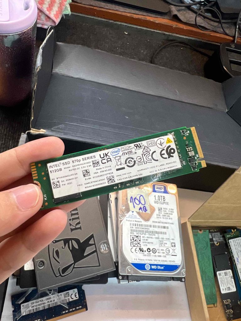 Ổ cứng SSD Intel 670P Series 512GB em sẵn sl. Mua bán Linh kiện (RAM, Card...) tại Quận Phú Nhuận Tp Hồ Chí Minh được đăng bởi tiến tài 770 nguyễn kiệm p4 quận phú nhuận hình 1