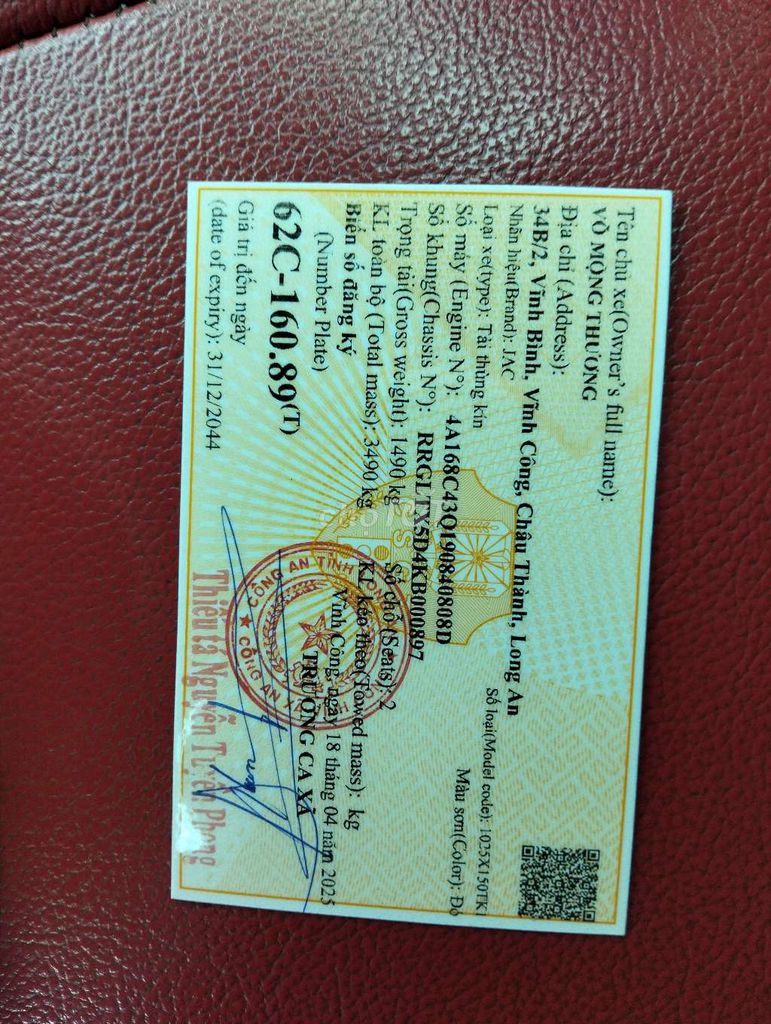 Bán xe tải Jack x150. Mua bán Xe tải, xe ben tại Huyện Châu Thành Long An được đăng bởi Thương Kem hình 6